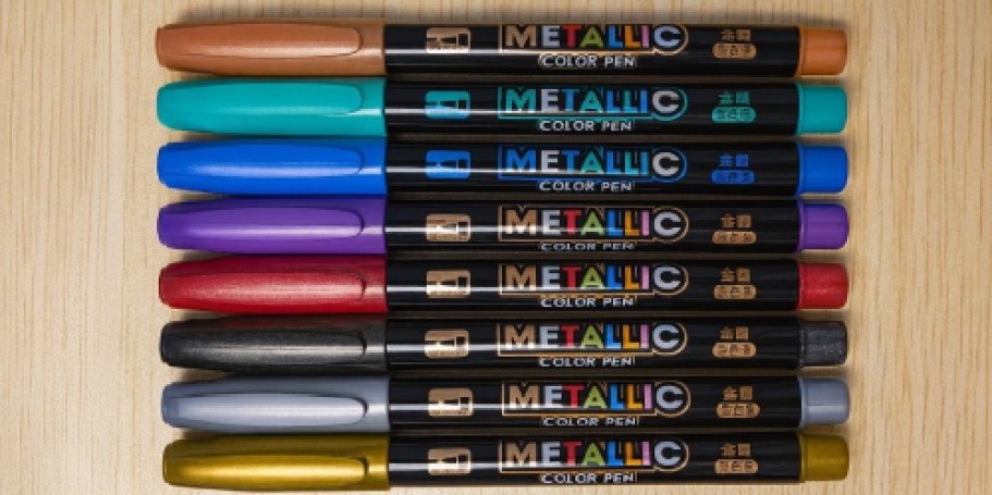 Metallic Markers 8-Pack Just $2 Shipped on Amazon