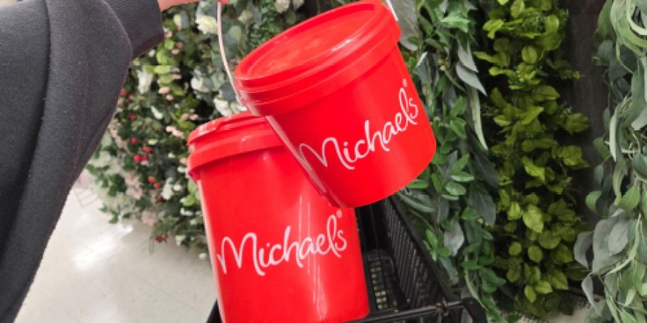 Michael’s Has New Buckets in THREE Sizes (+ They Have Lids!)