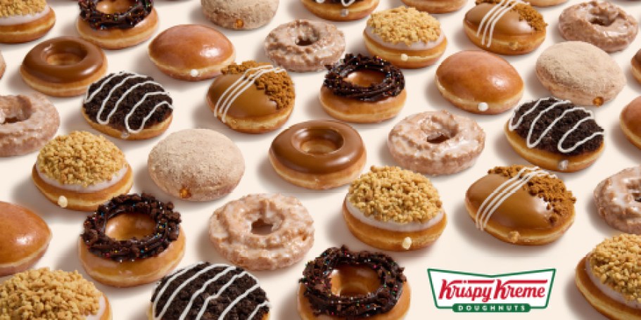 9 NEW Krispy Kreme Doughnuts Available Now (Includes OREO, Cookie Butter & More!)