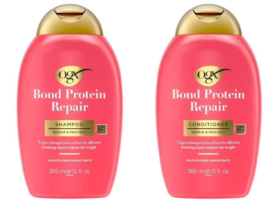OGX Repair & Protect Bond Protein Repair Shampoo and conditioner