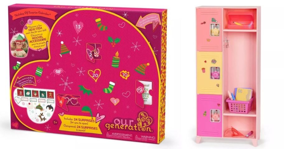 our generation advent calendar and locker