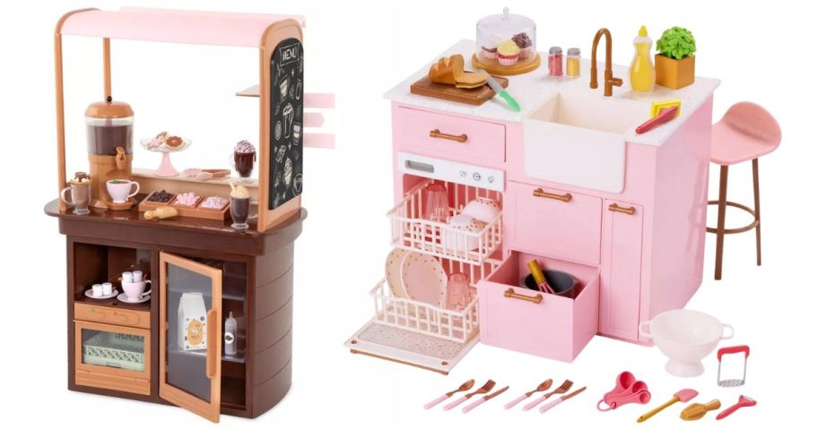 our generation hot chocolate stand and kitchen island