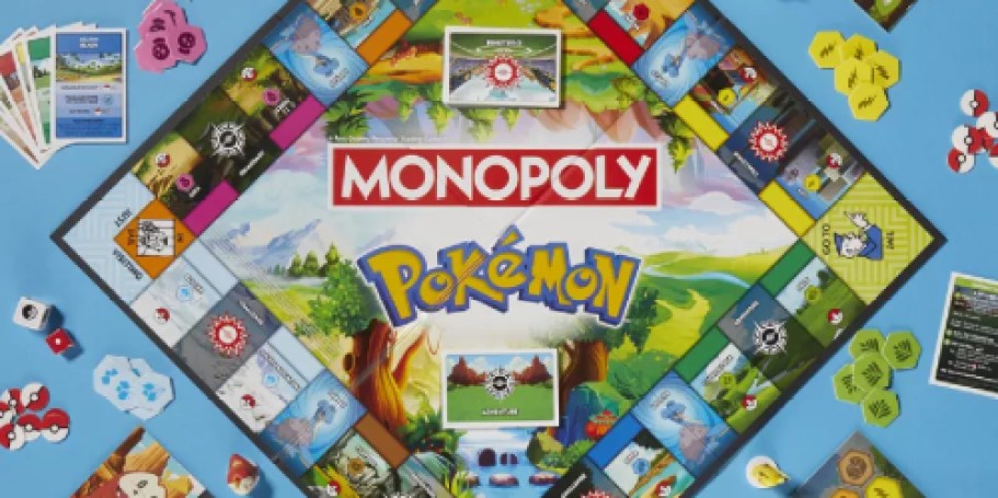 Monopoly Pokémon Edition Board Game from $11.99 on Amazon (Reg. $25)