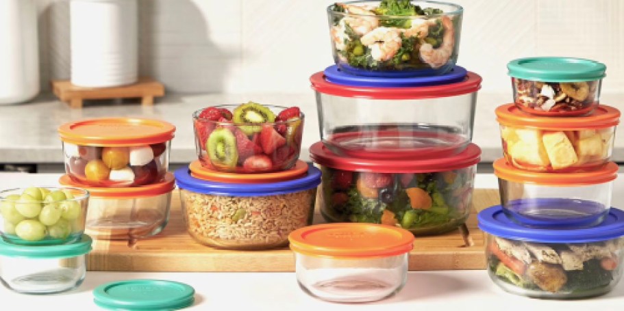 Pyrex Glass Food Storage 28-Piece Set Only $23.98 on SamsClub.com | Perfect for Holiday Leftovers!
