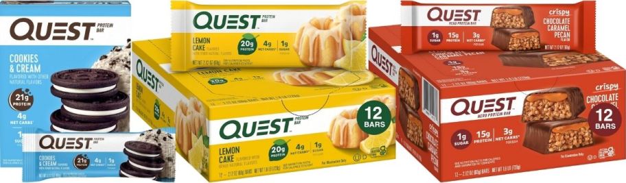 3 12 count boxes of protein bars