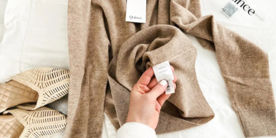 Quince Cashmere Sweaters from $29.90 Shipped (Order Today for Christmas Delivery!)