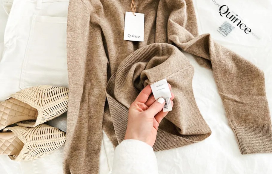 Quince Cashmere Sweaters from $29.90 Shipped (Order Today for Christmas Delivery!)