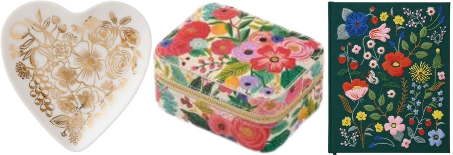 ring dish jewelry case, sketchbook