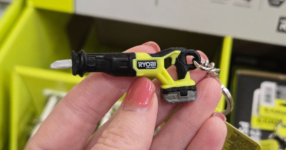 The Cutest RYOBI Mini Keychains Only $4.97 at Home Depot