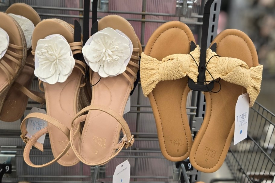 2 pairs of womens wedge sandals