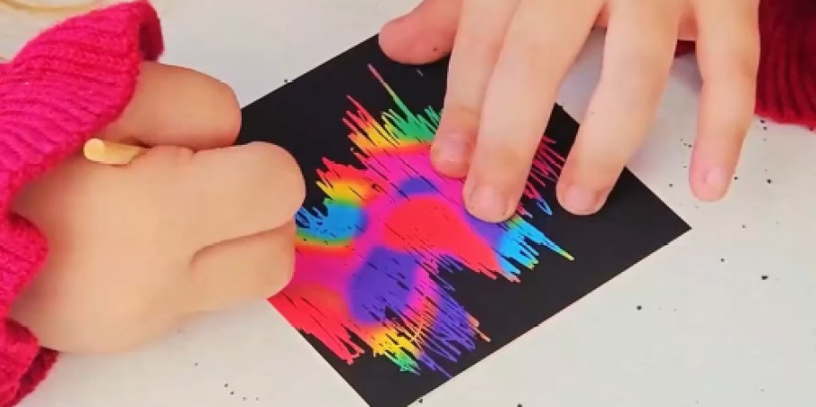 165-Piece Scratch Art Set Just $4.92 on Amazon (Regularly $10)
