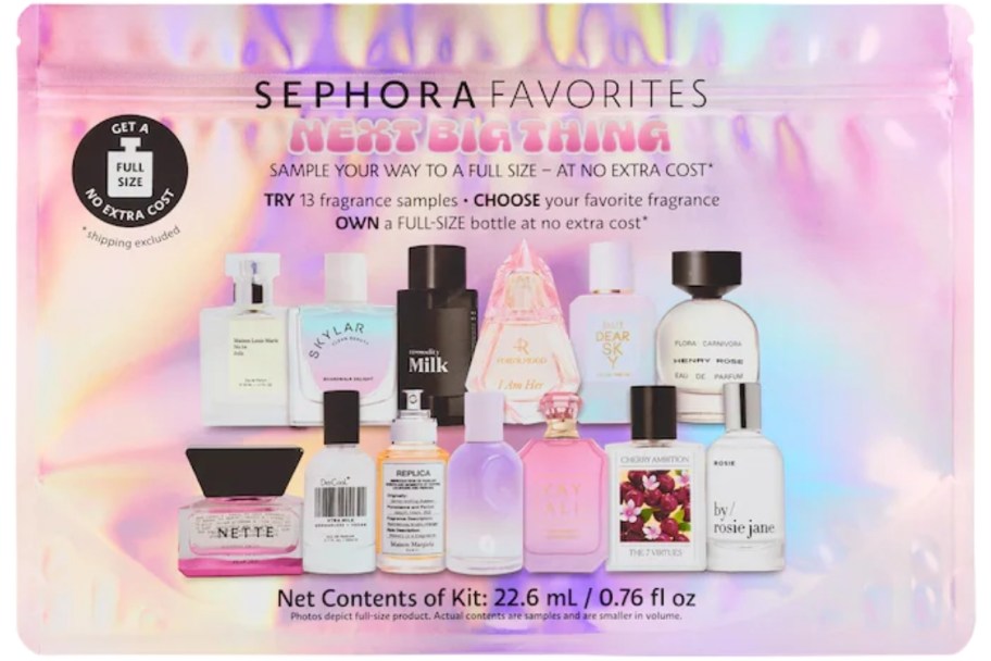 sephora PERFUME SAMPLER SET