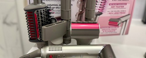 shark flexfusion box and accessories on countertop