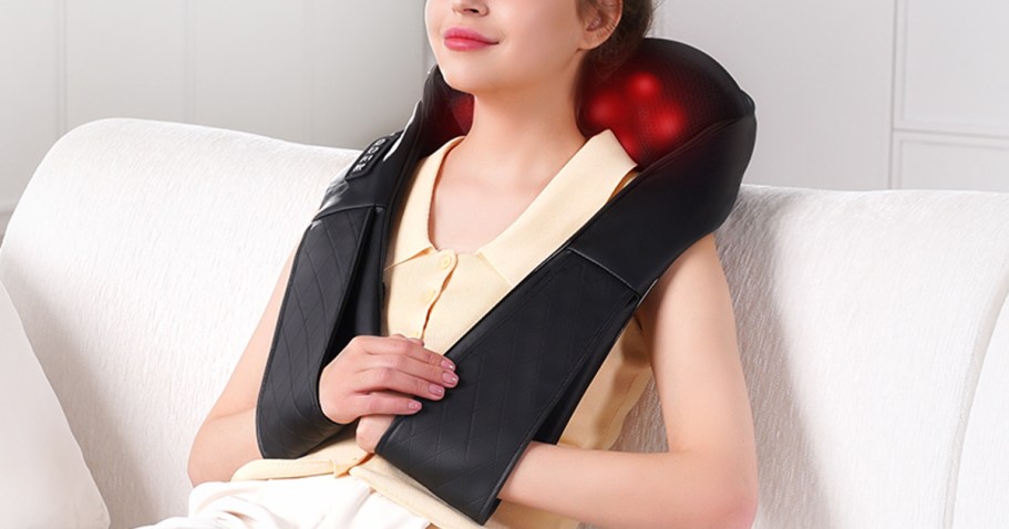 Shiatsu Neck & Back Massager Only $24.99 Shipped on Amazon (Reg. $50)
