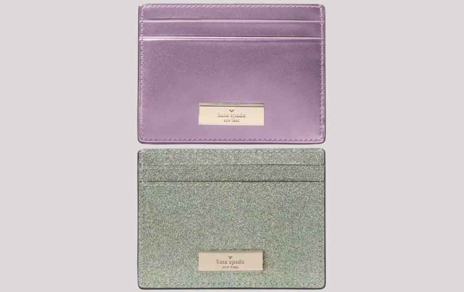 two small card holders