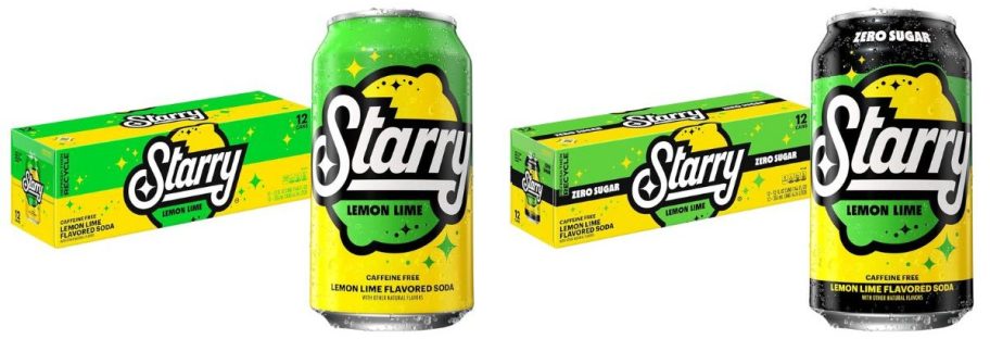 Starry and starry zero sugar 12oz 12-Packs