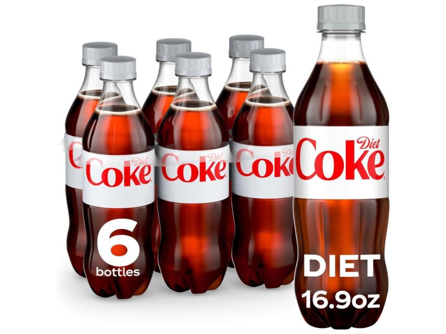 Diet Coke 16.9oz Bottles 6-Pack