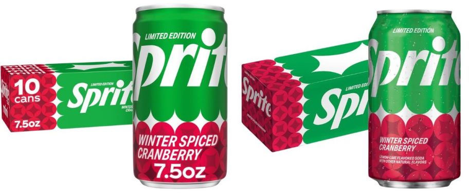 two Sprite Winter Spiced Cranberry cases