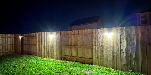 Solar Outdoor Motion Sensor Lights 6-Pack Only $19.99 (Reg. $38)