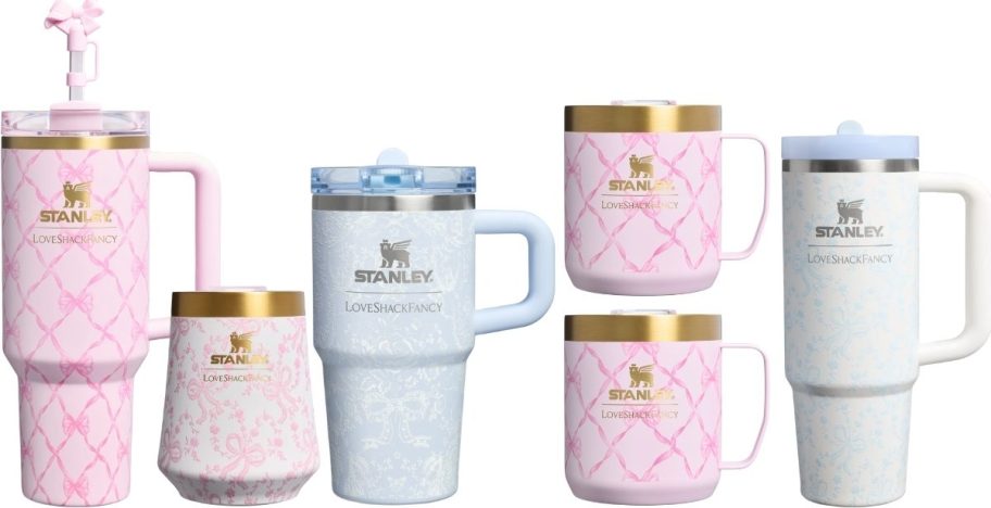 cups from the loveshackfancy stanley capsule