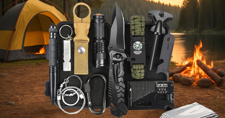 Survival Kit Only $17.99 Shipped On Amazon (Reg. $36)