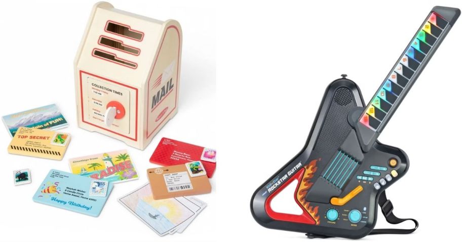 Melissa & Doug Soring Mailbox and Vtech Guitar