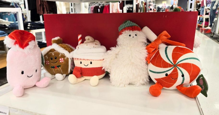 various gigglescape plush on target display