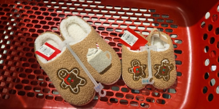 Up to 40% on Target Slippers | Several Cozy Styles Under $10