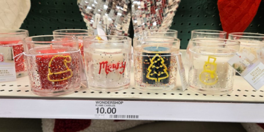 Target’s Viral LED Gel Light-Up Candles Are Back in New Christmas Designs