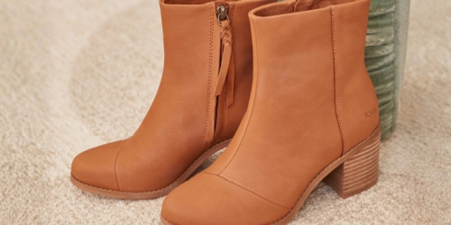 Up to 65% Off TOMS Shoes | Evelyn Boot Just $45 (Reg. $130)