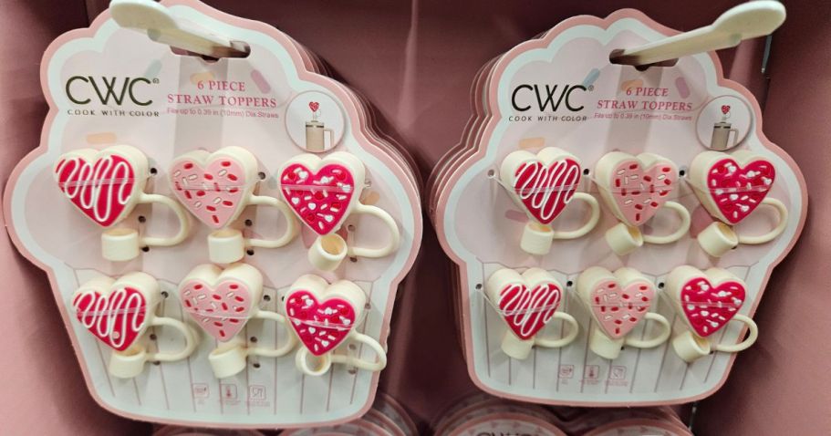 New Valentine’s Day Straw Topper Sets Just $5.97 at Walmart (+ $1 Christmas Clearance)