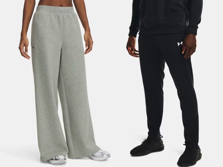 people wearing green and black pants 