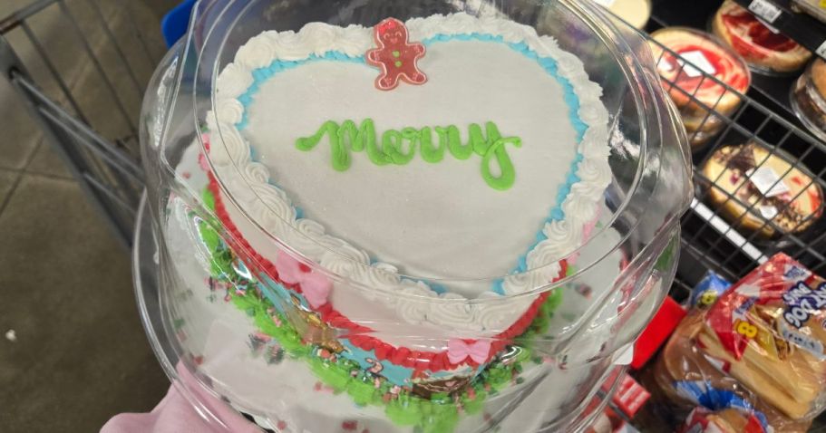 Walmart Custom Holiday Heart-Shaped Cakes from $24.98 (So Cute!)