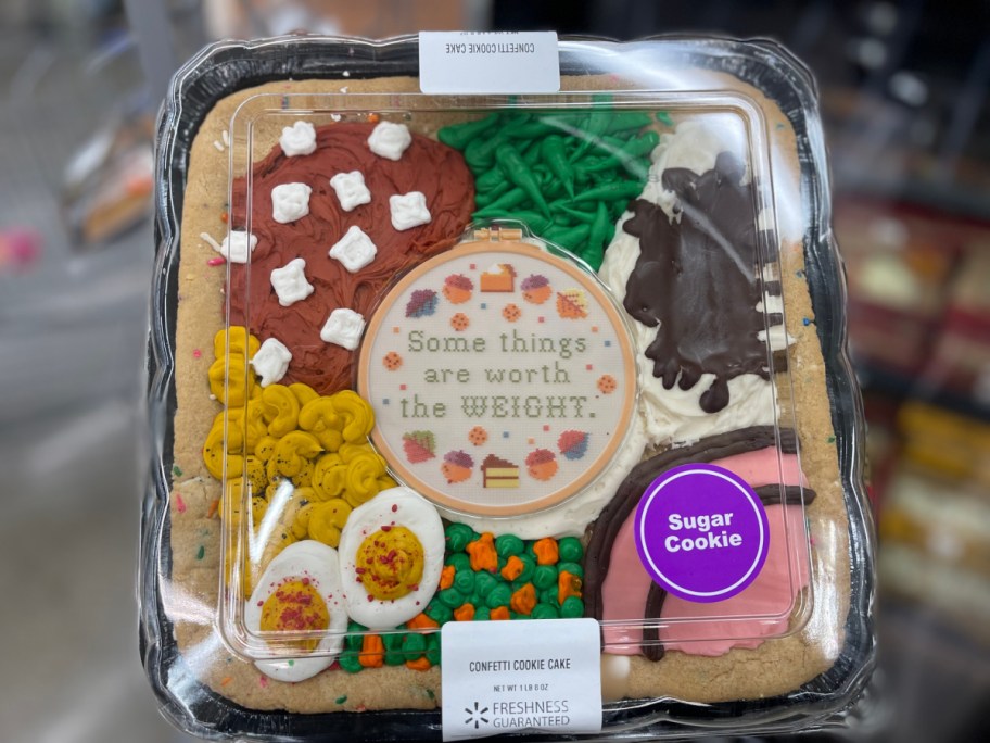 A Walmart Thanksgiving cake.