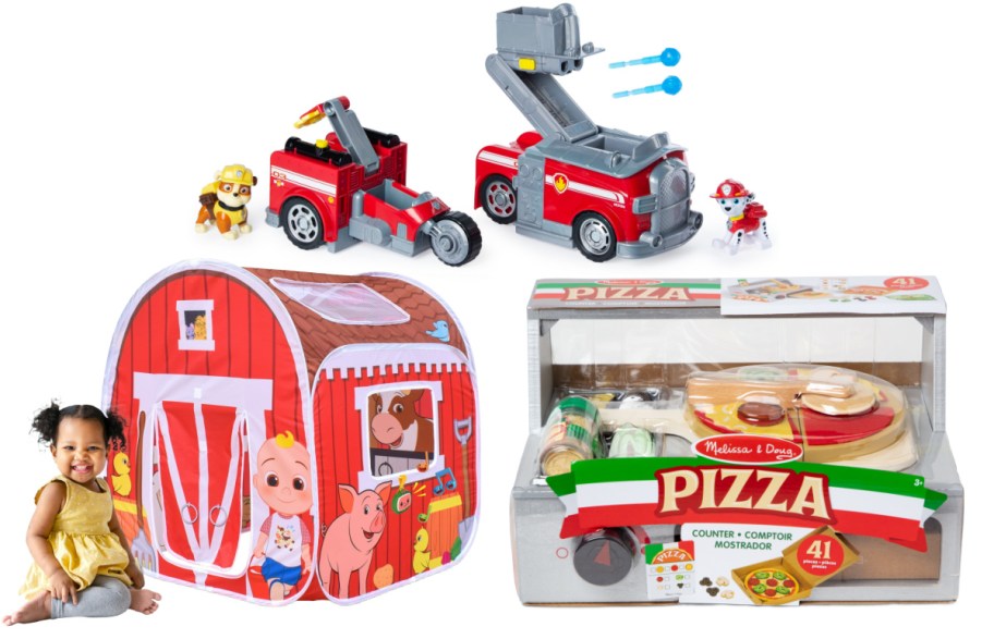 Three toys from Walmart.