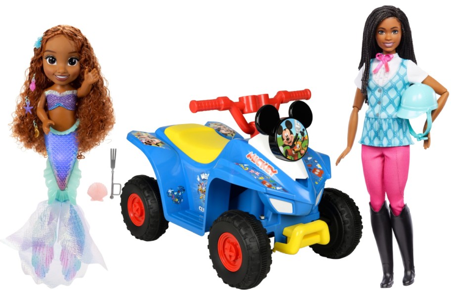 Three toys from Walmart.