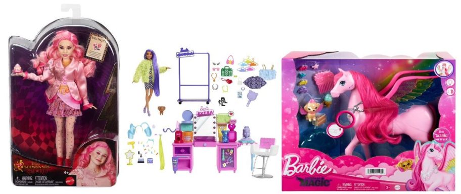 Disney Descendants doll and two barbie sets