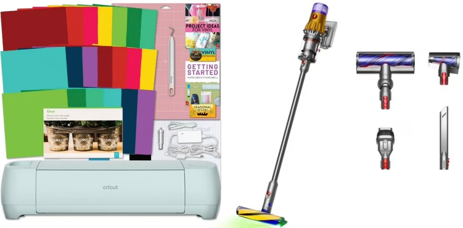 cricut and dyson vacuum