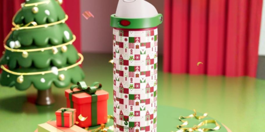 Holiday Stainless Steel Water Bottles Just $6 Shipped for Prime Members