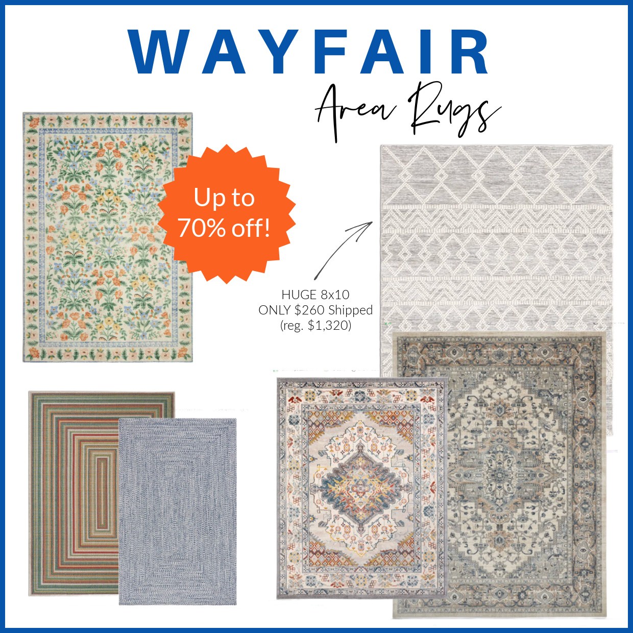 Up to 80% Off Large Area Rugs on Wayfair - Shop Now | Hip2Save