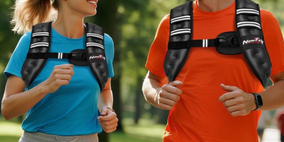 Weighted Vests from $13.99 on Amazon (Reg. $34) | Wear It While Working Out!