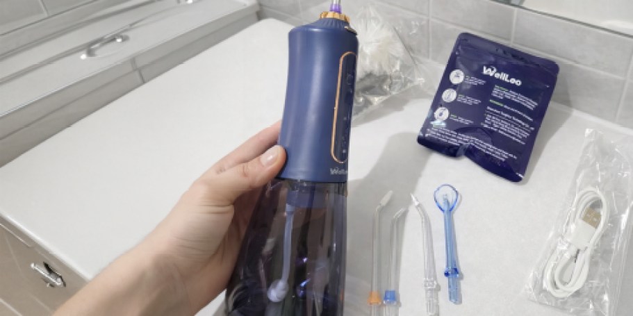 Cordless Water Flosser Only $7.99 on Amazon (Regularly $26)