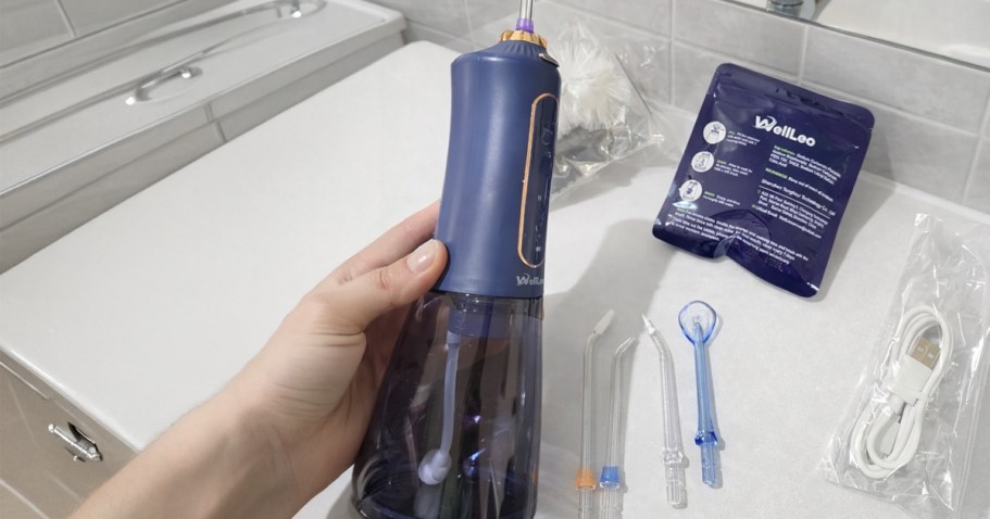 Cordless Water Flosser Only $7.99 on Amazon (Regularly $26)