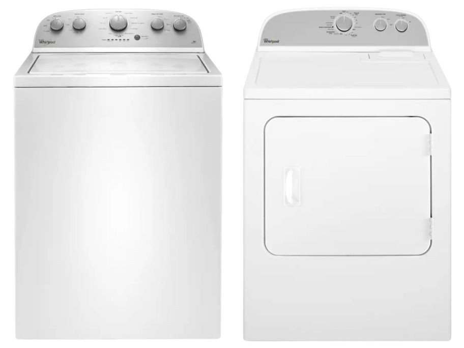 whirlpool washer and dryer