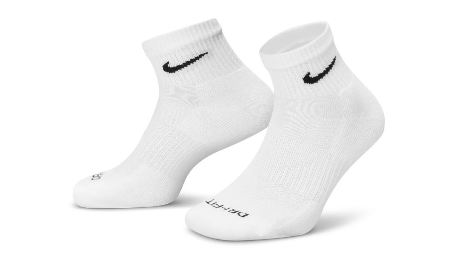 Men's Nike 3-pack Everyday Plus Cushion Ankle Training Socks