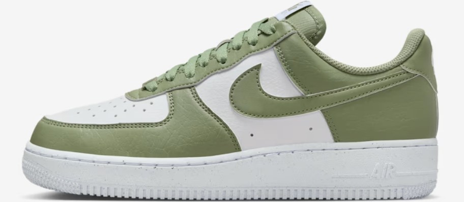 women white and green sneaker