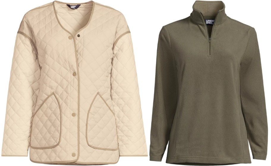 womens jacket and quarter zip