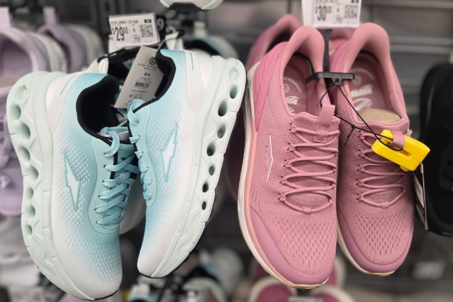 two pair of womens sneakers