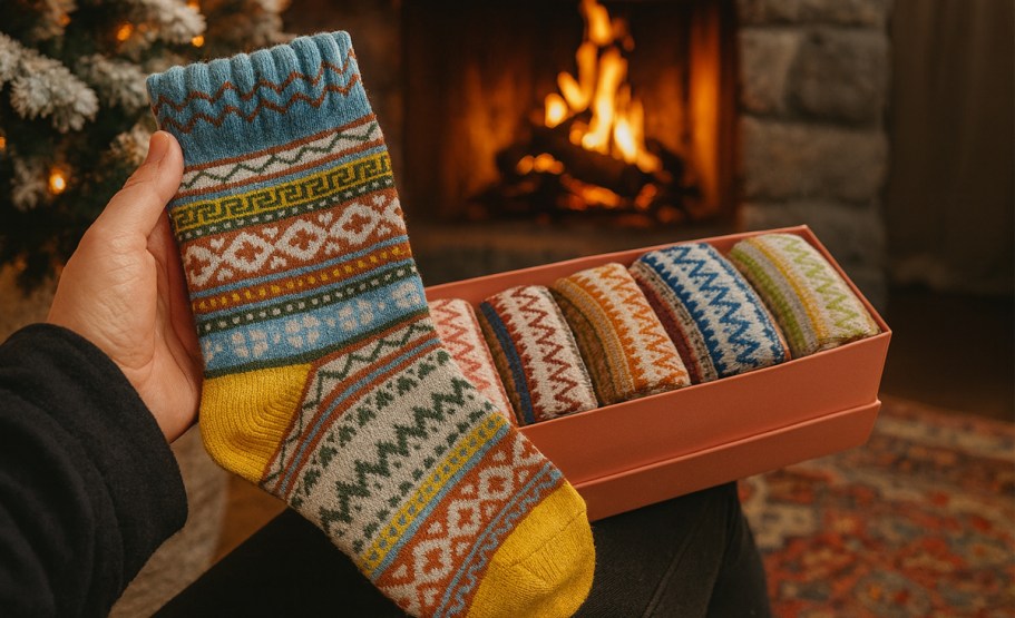 Women’s Wool Blend Socks 5-Pack Just $5.49 on Amazon