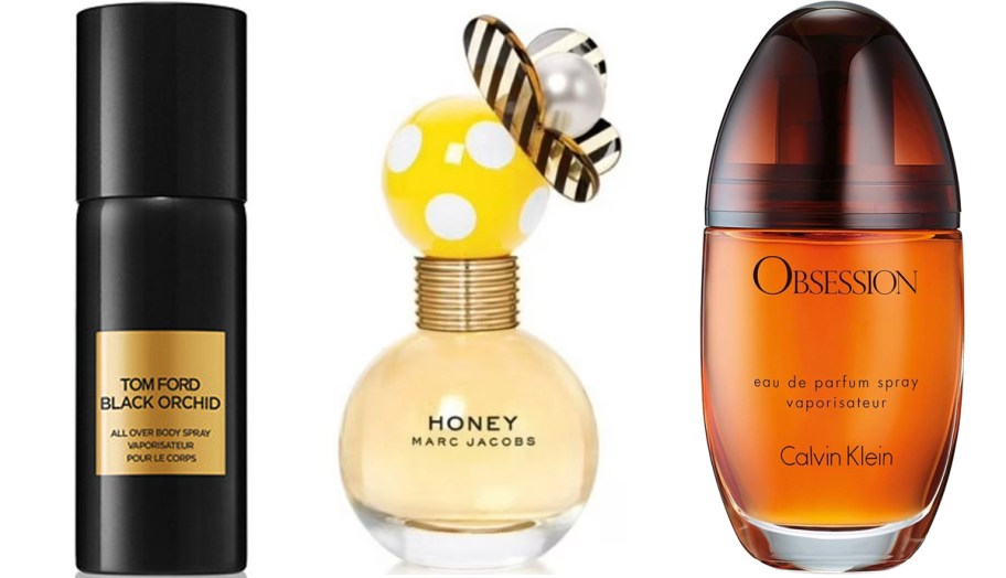 tom ford, marc jacobs, and calvin klein fragrances